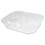 Dart DCCC68NT2 ClearPac Large Nacho Tray, 2-Compartments, 3.3 oz, 6.2 x 6.2 x 1.6, Clear, 500/Carton, Price/CT