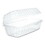 Dart DCCC99HT1 Showtime Clear Hinged Containers, Hoagie Container, 29.9 oz, 5.1 x 9.9 x 3.5, Clear, Plastic, 100/Bag 2 Bags/Carton, Price/CT