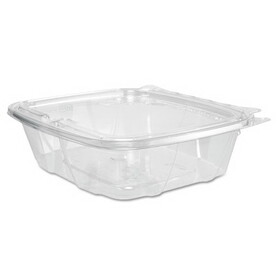 Dart DCCCH24DEF Clearpac Container Lid Combo-Packs, 6.4 X 1.9 X 7.1, 24 Oz, Clear, 200/carton