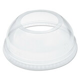 Dart DLW626 Open-Top Dome Lid for 16-24 oz Plastic Cups, Clear, 1.9