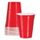Dart DCCP16RPK SOLO Party Plastic Cold Drink Cups, 16 oz, Red, 50/Pack, Price/PK