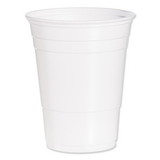 Dart P16W Solo Party Plastic Cold Drink Cups, 16-18 oz, White, 50/Bag, 1000/Carton