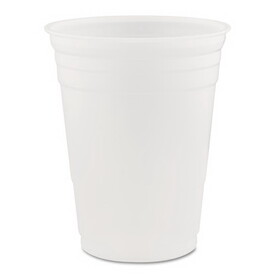 Dart DCCP16 SOLO Party Plastic Cold Drink Cups, 16 oz, 50/Sleeve, 20 Sleeves/Carton