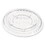 Dart DCCPL100N Portion/Souffle Cup Lids, Fits 0.5 oz to 1 oz Cups, PET, Clear, 125 Pack, 20 Packs/Carton, Price/CT