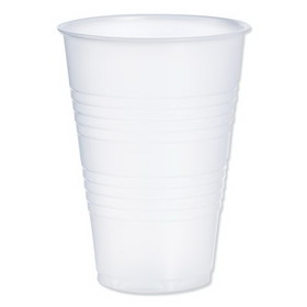 Dart DCCY14 High-Impact Polystyrene Cold Cups, 14 oz, Translucent, 50 Cups/Sleeve. 20 Sleeves/Carton