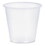 Dart DCCY35PK High-Impact Polystyrene Cold Cups, 3.5 oz, Translucent, 100/Pack, Price/PK
