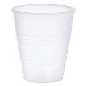 Dart DCCY5CT High-Impact Polystyrene Cold Cups, 5 oz, Translucent, 100 Cups/Sleeve, 25 Sleeves/Carton