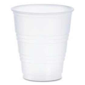 Dart DCCY5PK High-Impact Polystyrene Cold Cups, 5 oz, Translucent, 100/Pack