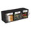 DEFLECTO CORPORATION DEF20304OP Tilt Bin Interlocking Multi-Bin Storage Organizer, 3 Sections, 23.63" x 7.75" x 9.5", Black/Clear, Price/EA