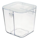Deflecto 29101CR Stackable Caddy Organizer Containers, Small, Clear