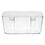 Deflecto DEF29201CR Stackable Caddy Organizer, Medium, Plastic, 8.8 x 4 x 4.38, White, Price/EA