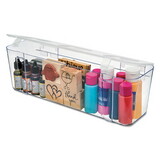 Deflecto 29301CR Stackable Caddy Organizer Containers, Large, Clear