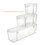 Deflecto DEF29301CR Stackable Caddy Organizer, Large, Plastic, 13.24 x 4 x 4.38, White, Price/EA
