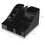 DEFLECTO CORPORATION DEF35172 Silhouettes All-In-One Caddy, 6 Compartments, Plastic, 8.13 x 9.13 x 5.19, Black/Silver, Price/EA