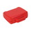 deflecto DEF39506RED Little Artist Antimicrobial Storage Case, Red, Price/EA