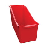 deflecto DEF39508RED Antimicrobial Book Bin, 14.2 x 5.34 x 7.35, Red