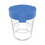 deflecto DEF39515BLU Antimicrobial No Spill Paint Cup, 3.46 w x 3.93 h, Blue, Price/EA