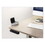 deflecto DEF400001 Standing Desk Small Desk Organizer, Two Sections, 3.85 x 3.85 x 3.54, Gray, Price/EA