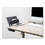 deflecto DEF400003 Standing Desk File Organizer, 2 Sections, Letter Size, 12 x 9.69 x 7.11, Gray, Price/EA