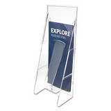 DEFLECTO CORPORATION DEF55601 Stand Tall Literature Holder, 4 9/16w X 3 1/4d X 11 7/8h, Clear