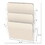 Deflect-O DEF63601RT Unbreakable Wall File Set, Letter, Three Pocket, Clear, Price/PK