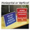 Deflecto 69201-VP Classic Image Stand-Up Double-Sided Sign Holder, 8 1/2" x 11", 12/Pack, Price/PK