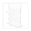 DEFLECTO CORPORATION DEF69201 Classic Image Stand-Up Double-Sided Sign Holder, Plastic, 8 1/2x11 Insert, Clear, Price/EA