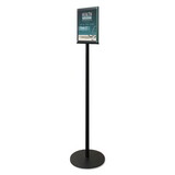 Deflect-O DEF692056 Double-Sided Magnetic Sign Stand, 8 1/2 X 11 Insert, 56