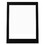 DEFLECTO CORPORATION DEF69575 Superior Image Black Border Sign Holder, Plastic, 5 X 7, Black/clear, Price/EA