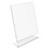 DEFLECTO CORPORATION DEF69701 Classic Image Slanted Desk Sign Holder, Plastic, 8 1/2 X 11 Insert, Clear, Price/EA