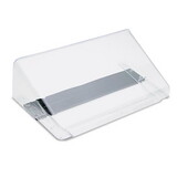 DEFLECTO CORPORATION DEF73101 Letter Size Magnetic Wall File Pocket, Letter, Clear
