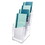 Deflecto DEF77701 4-Compartment DocuHolder, Leaflet Size, 4.88w x 6.13d x 10h, Clear, Price/EA