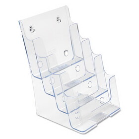 DEFLECTO CORPORATION DEF77901 4-Compartment DocuHolder, Booklet Size, 6.88w x 6.25d x 10h, Clear