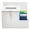 DEFLECTO CORPORATION DEF79803 Plastic Suggestion Box With Locking Top, 13 3/4 X 3 5/8 X 13 15/16, White, Price/EA