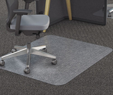 Deflect-O DEFCM11142PC Clear Polycarbonate All Day Use Chair Mat For All Pile Carpet, 36 X 48