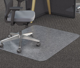 Deflecto DEFCM11142PC All Day Use Chair Mat - All Carpet Types, 36 x 48, Rectangular, Clear