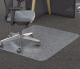 Deflect-O DEFCM11242PC Clear Polycarbonate All Day Use Chair Mat For All Pile Carpet, 45 X 53