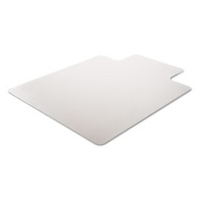 DEFLECTO CORPORATION DEFCM13113 Duramat Moderate Use Chair Mat For Low Pile Carpet, 36 X 48 W/lip, Clear