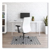 deflecto DEFCM3540BD FashionMat Chair Mat, Rectangular, 35 x 40, Diamonds