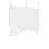 deflecto DEFPBCHA3624 Hanging Barrier, 35.75" x 24", Acrylic, Clear, 2/Carton, Price/CT