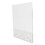 deflecto DEFPBCMA3138FB Mounting Safety Barrier with Full Shield and Brace, 31.5" x 38", Acrylic, Clear, 2/Carton, Price/CT