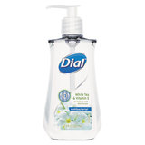 Dial DIA02660 Antimicrobial Liquid Soap, 7 1/2 Oz Pump Bottle, White Tea