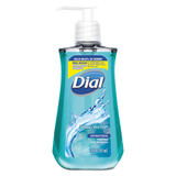 Dial DIA02670CT Antibacterial Liquid Hand Soap, Spring Water, 7.5 oz Bottle, 12/Carton