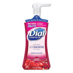 Dial 17000-03016 Antibacterial Foaming Hand Wash, Power Berries, 7.5 oz Pump Bottle