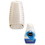Renuzit 04395CT Wall Mount Air Freshener Dispenser, 3.75" x 3.25" x 7.25", Silver, 6/Carton, Price/CT