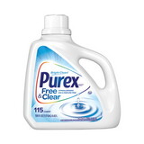Purex 05020EA Free and Clear Liquid Laundry Detergent, Unscented, 150 oz Bottle