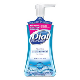 Dial 1700005401 Antibacterial Foaming Hand Wash, Spring Water, 7.5 oz