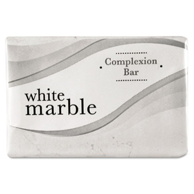 White Marble DIA06009A Individually Wrapped Basics Bar Soap, .75oz Bar, 1000/carton