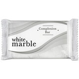 White Marble DIA06010A Individually Wrapped Basics Bar Soap, 1.5oz Bar, 500/carton