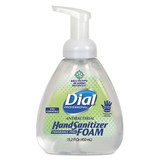 Dial Professional DIA06040 Antibacterial Foam Hand Sanitizer, 15.2 oz Pump Bottle, 4/Carton